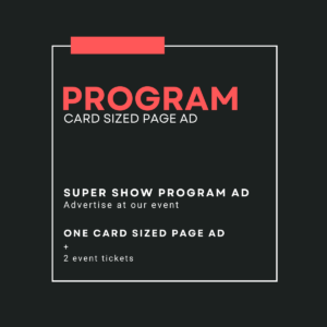 Program Book Ads - Business Card