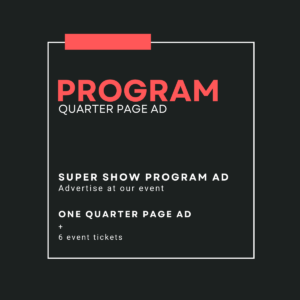 Program Book Ads - Quarter Page