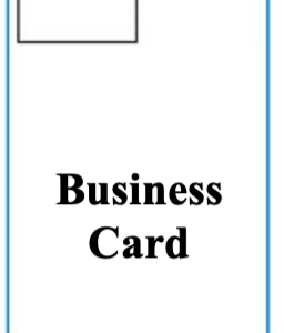 Program Book Ads Business Card